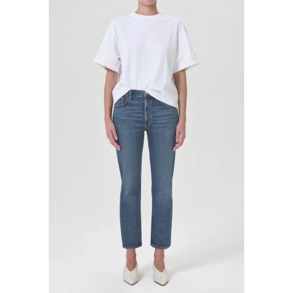 Kye Mid Rise Straight Jean