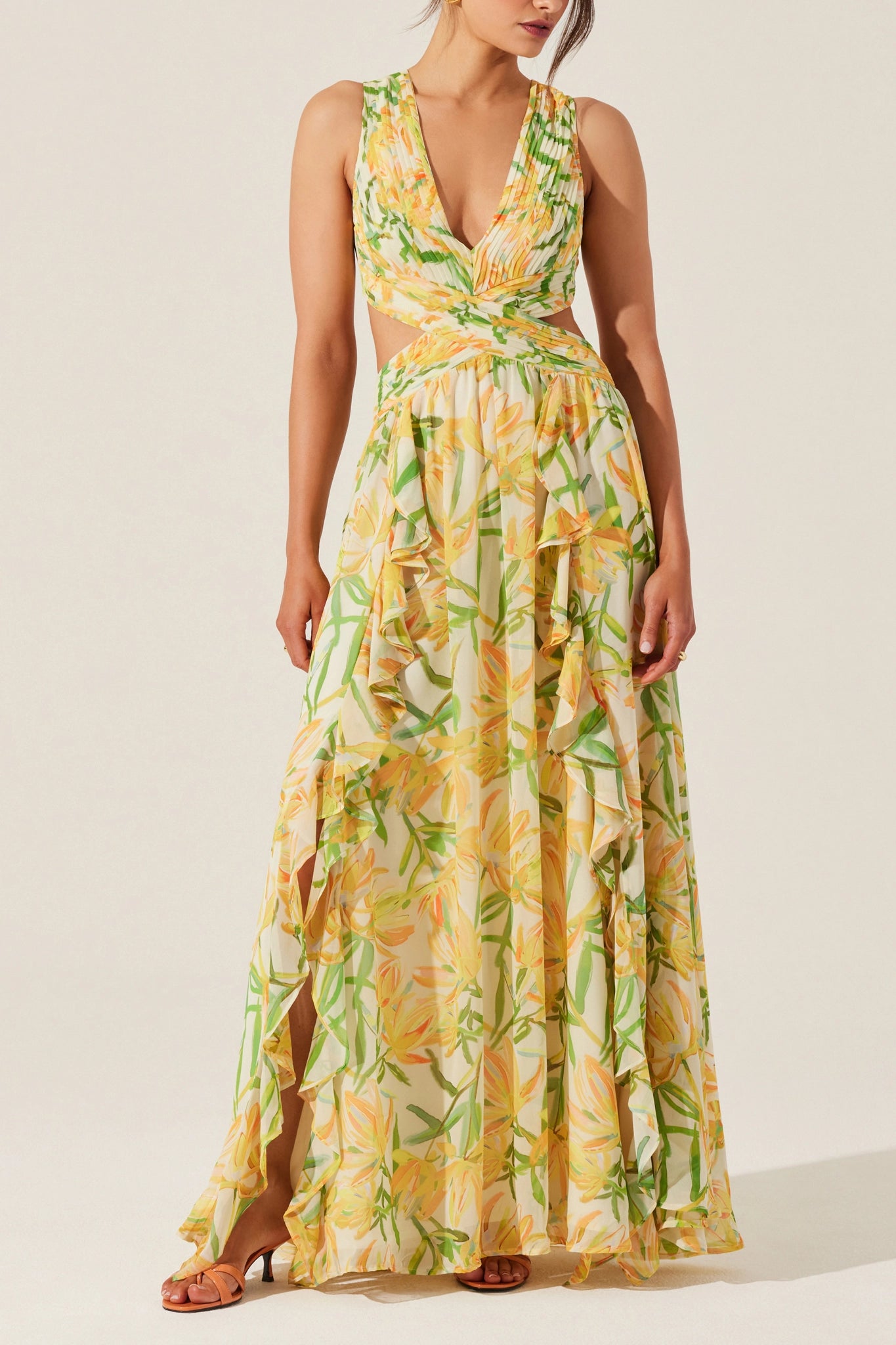 Noya Print Maxi Dress