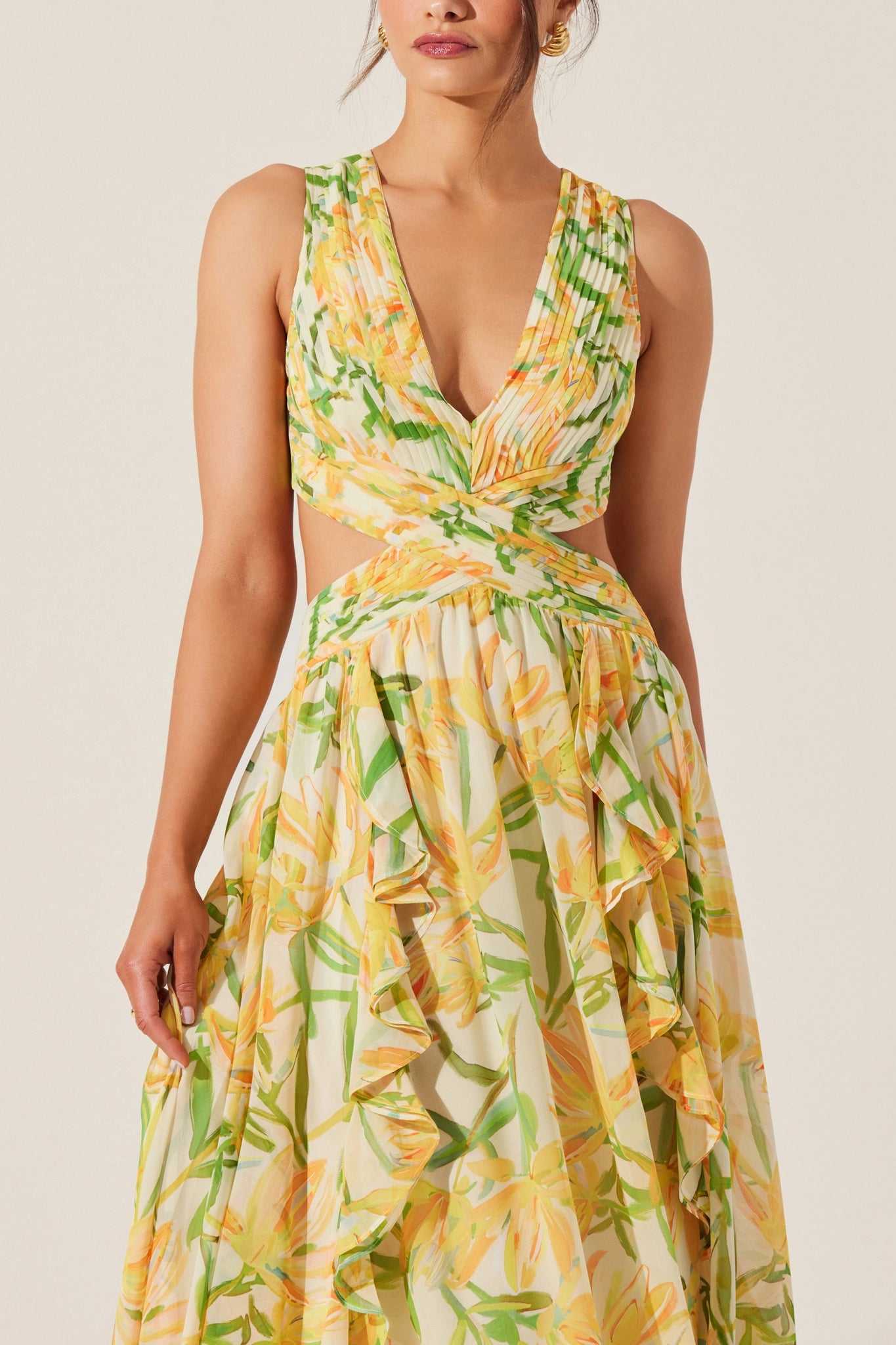 Noya Print Maxi Dress