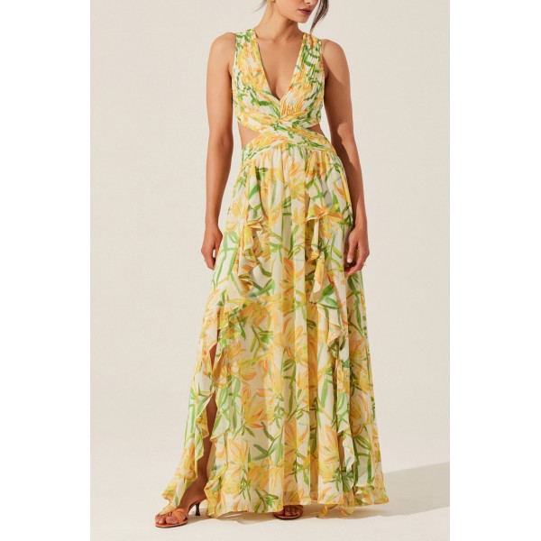 Noya Print Maxi Dress
