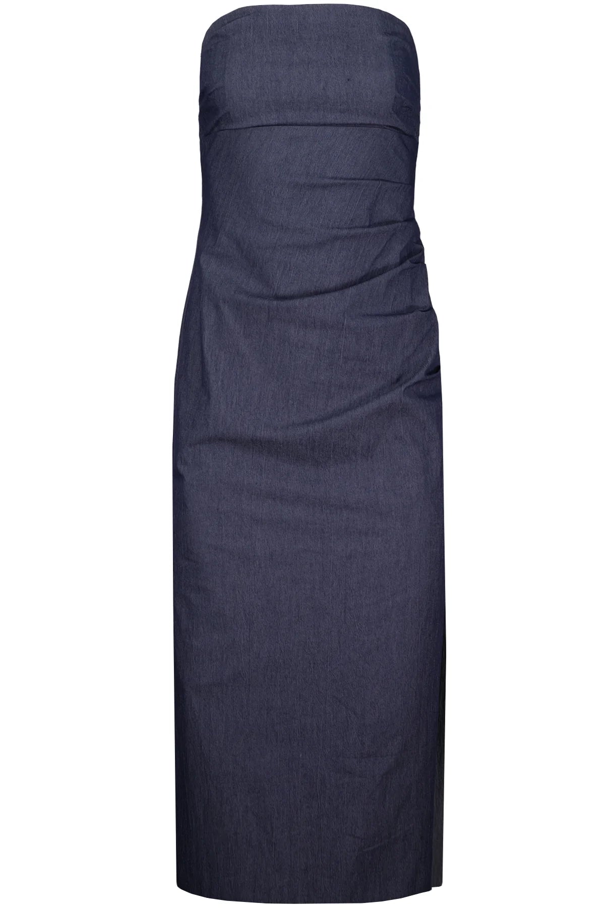 Naomi Strapless Denim Dress