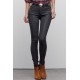 Leatherette Rocket High Rise Jean