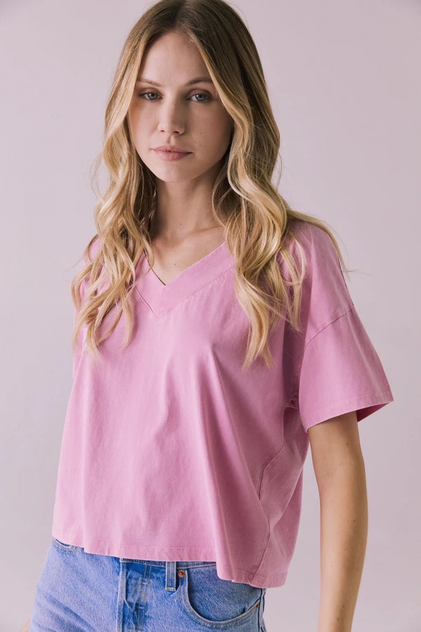 Mazzy V Neck Tee