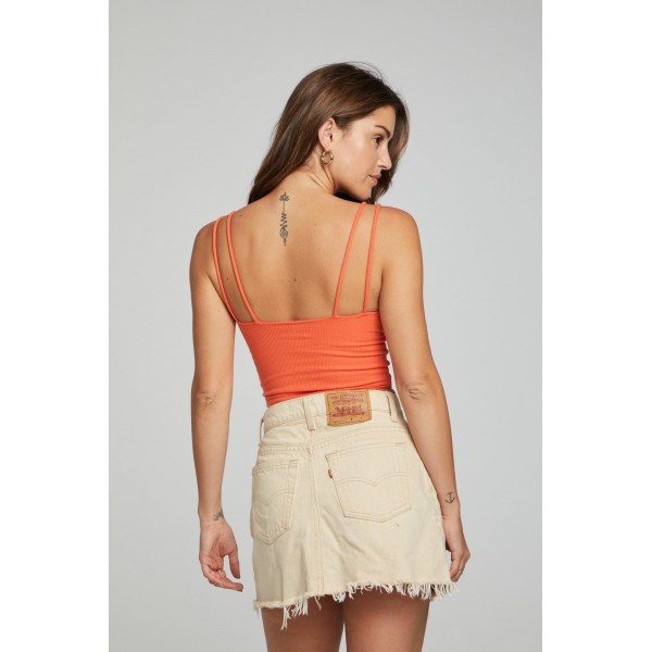 Strand Crop Rib Tank