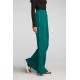 Wide Leg Button Sweat Pant