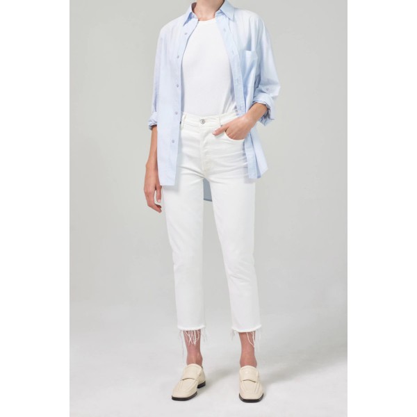 Charlotte High Rise Crop Straight