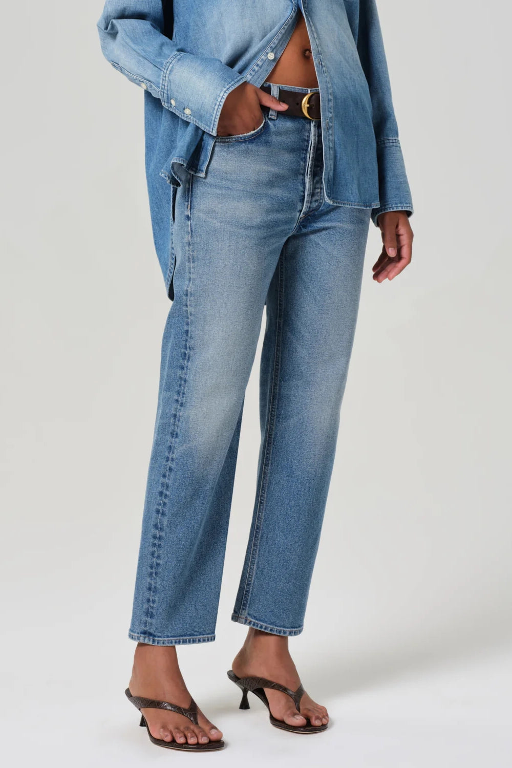 Delfina High Rise Straight