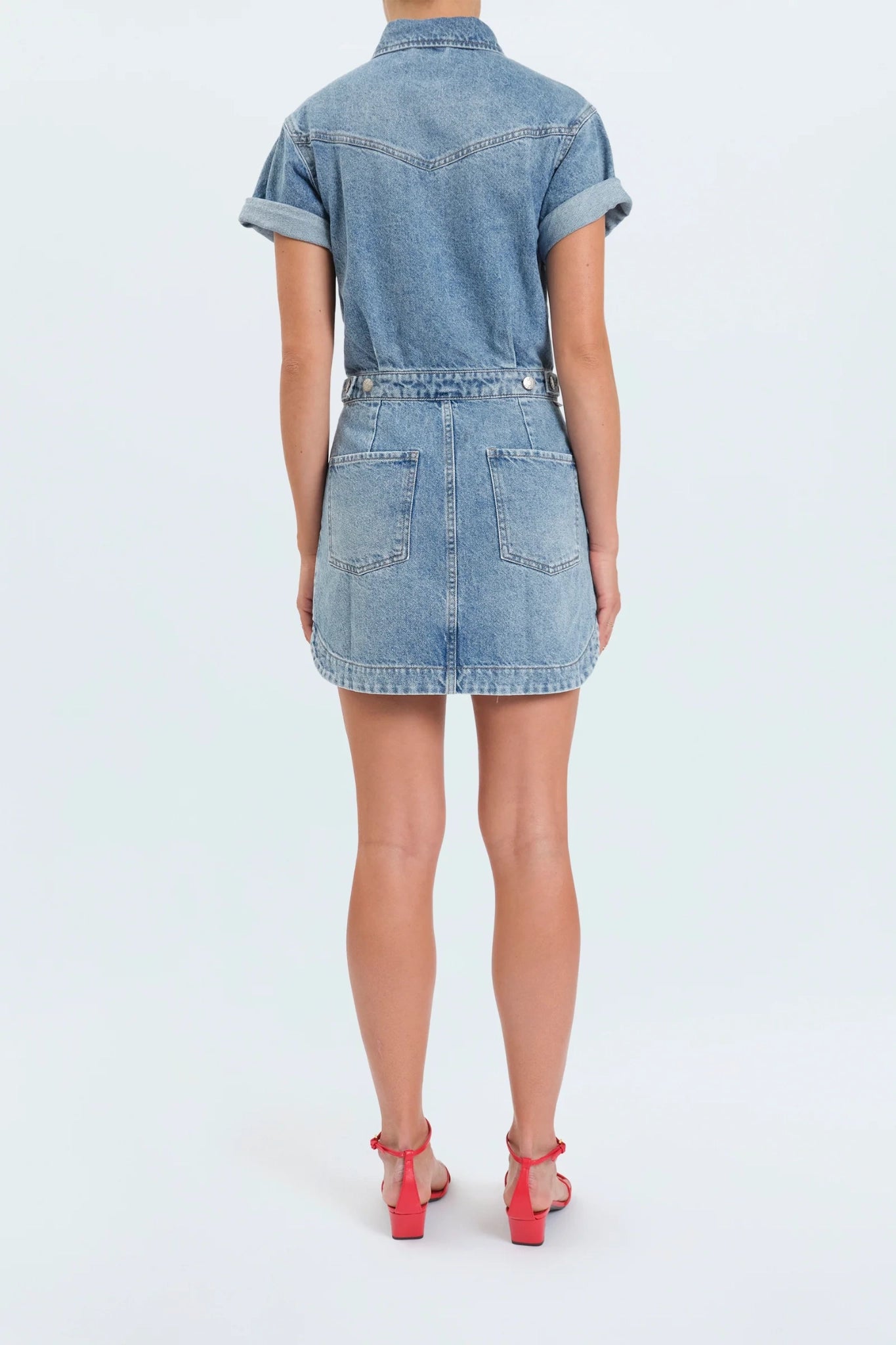 Plot Twist Denim Dress