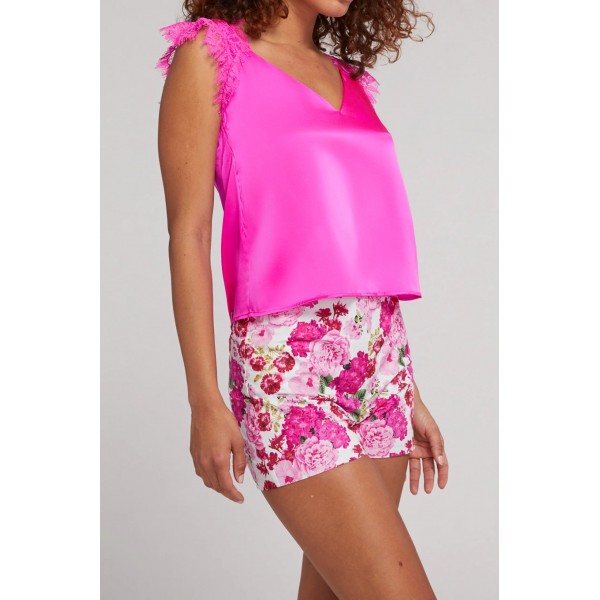 Arcelia Lace Combo Top