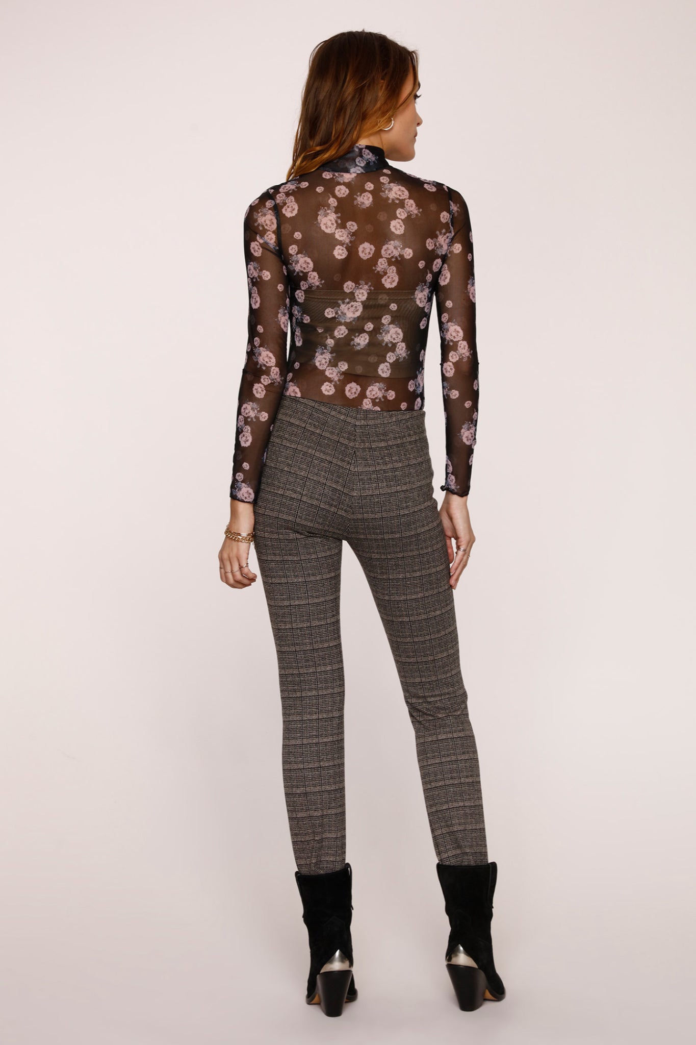 Ina Plaid Stirrup Pant