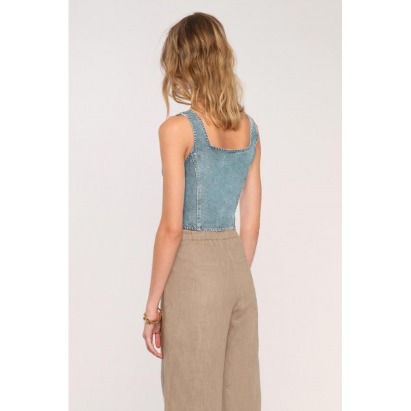 Romi Denim Top