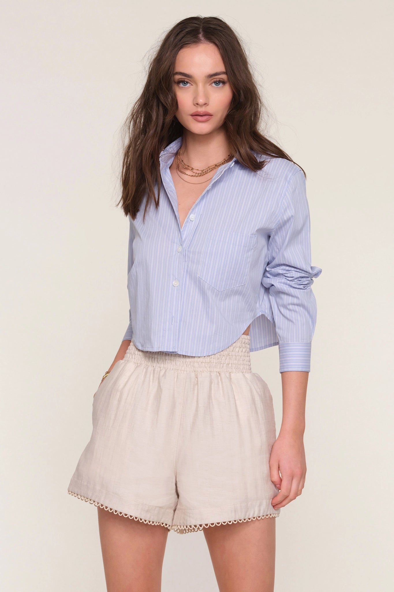 Zatarra Crop Shirt