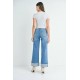 Cuffed Palazzo Jean