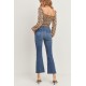 Crop Flare Denim
