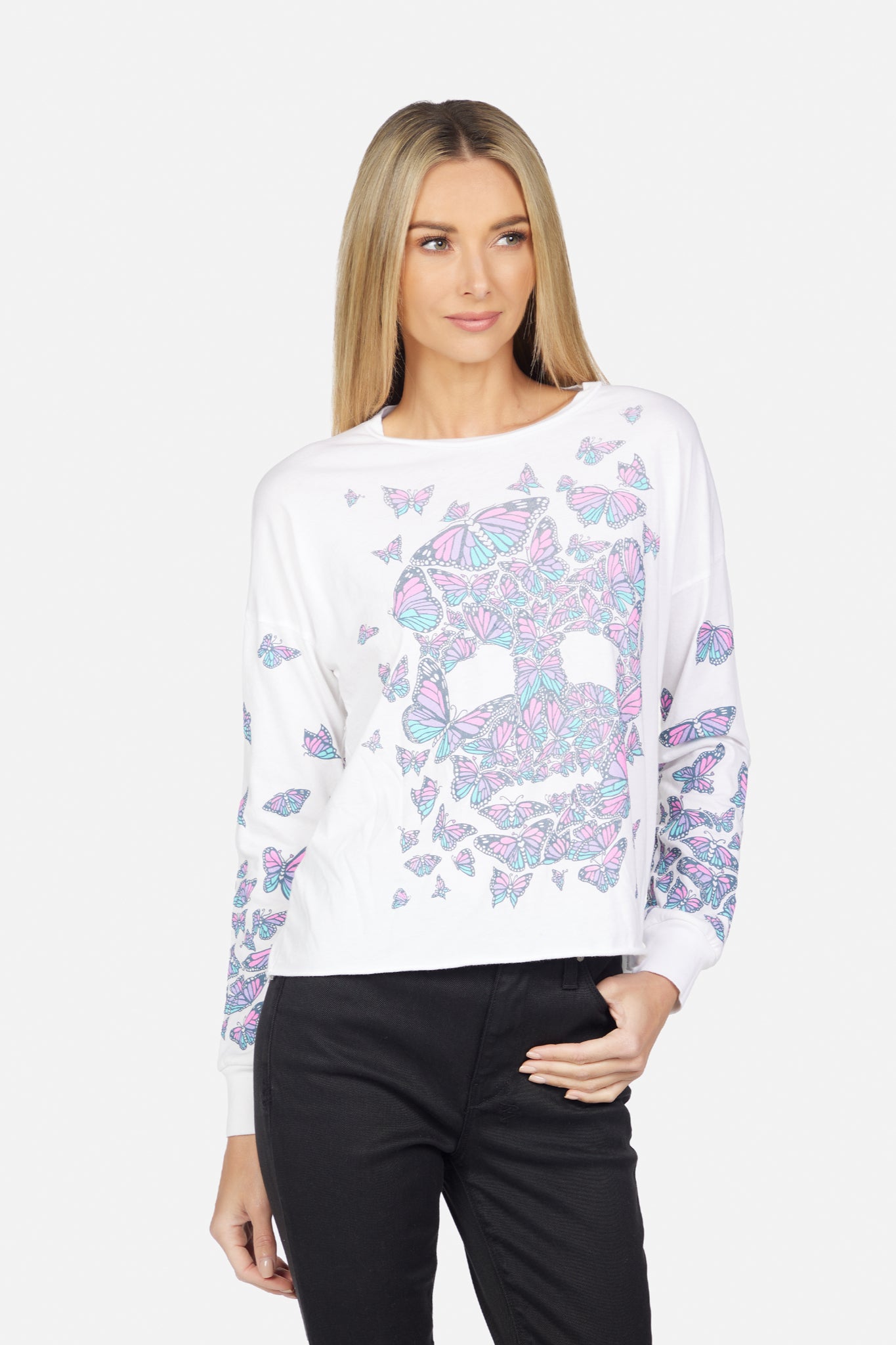 Luella Butterfly Skull Tee
