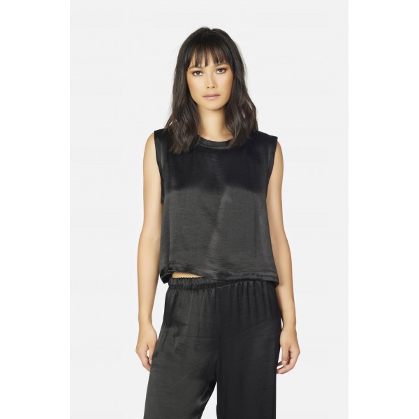 Armitage Satin Crop Tank