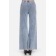 Ommin Rib Denim Flare Pant