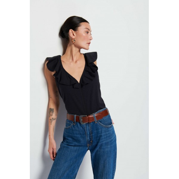 Neah Ruffle Tank Top