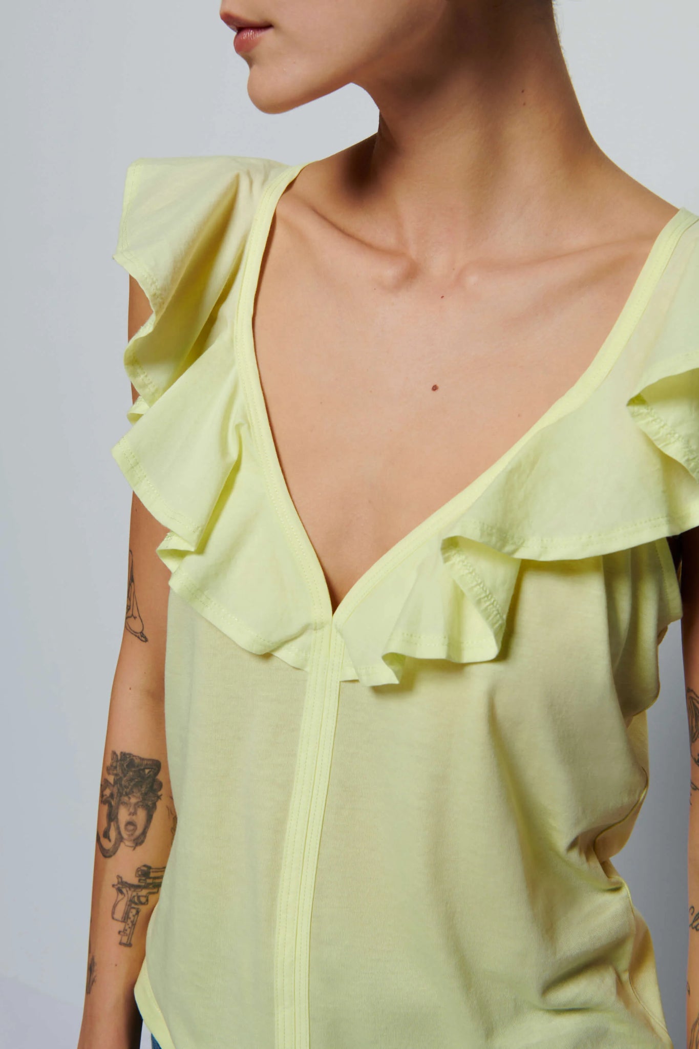 Neah Ruffle Tank Top