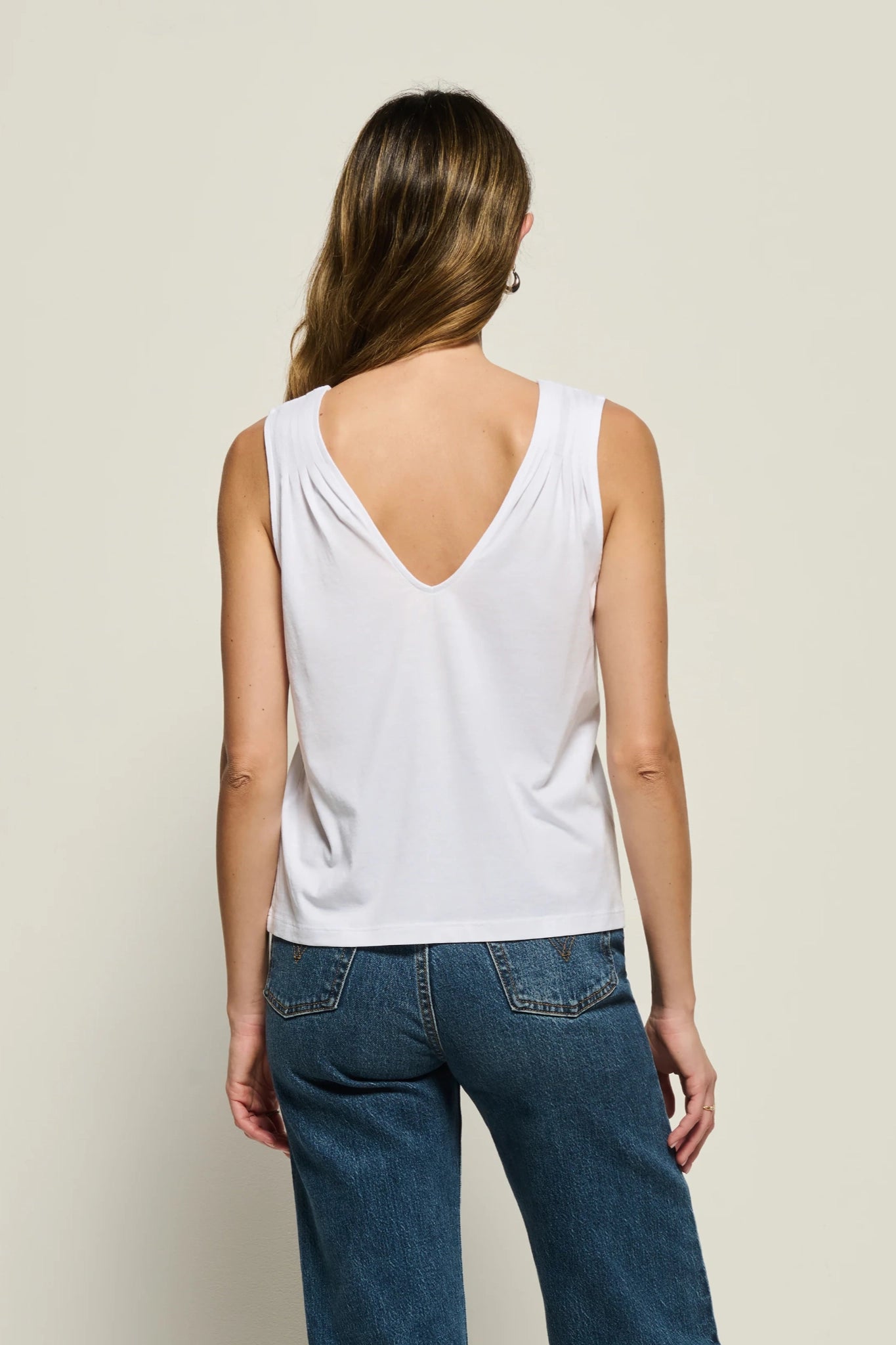 Vikki V neck Tank