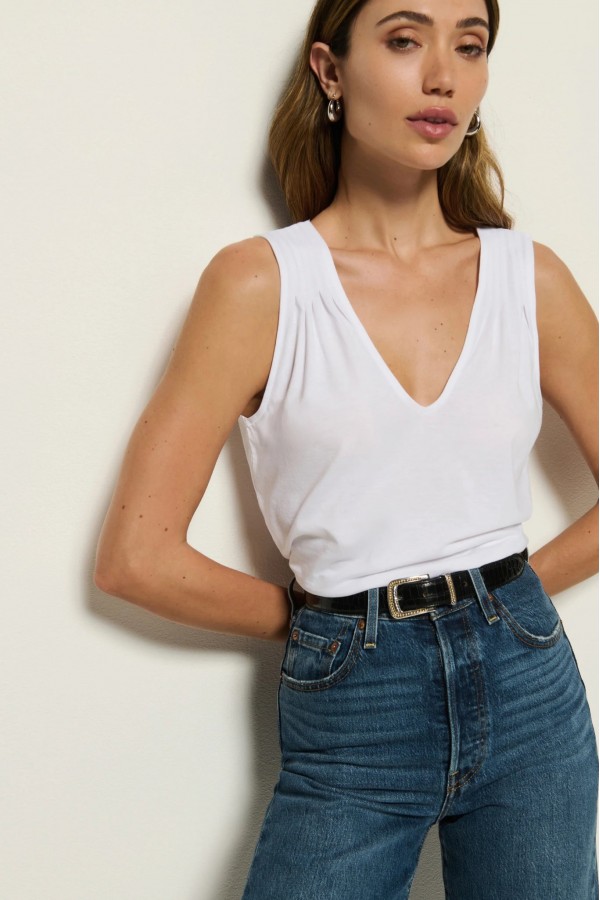Vikki V neck Tank