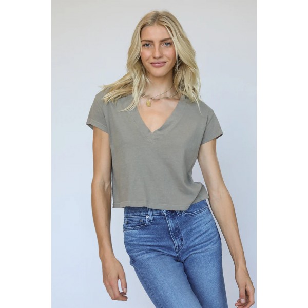 Alanis V Neck Tee