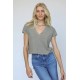 Alanis V Neck Tee