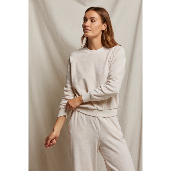 Velour Crewneck Sweatshirt