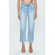 Cassie Crop High Rise Straight Jean
