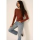 Vera Boat Neck Long Sleeve