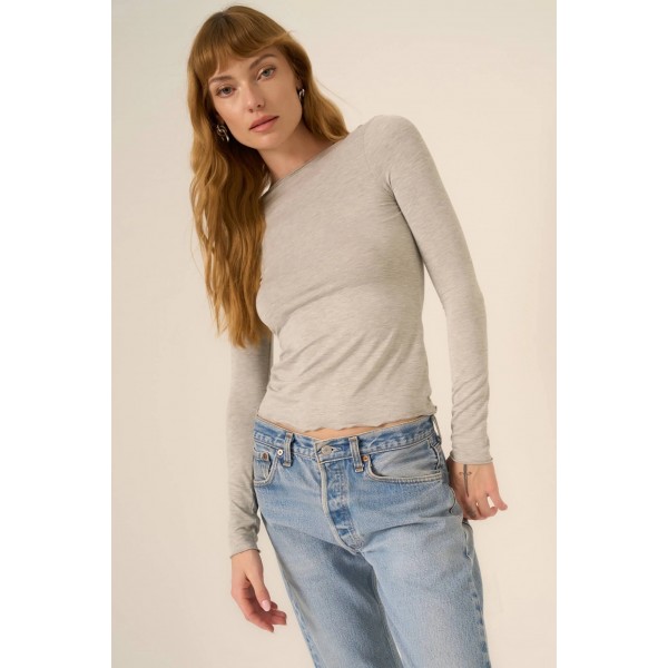 Vera Boat Neck Long Sleeve