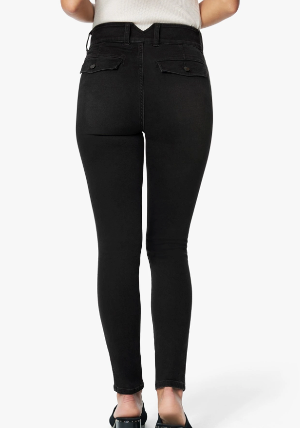 High Rise Button Jean